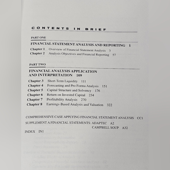Analysis of Financial Statements 5th Edition Hardcover Book Bernstein & Wild New - Picture 10 of 10